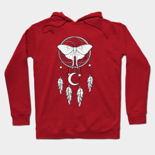 Luna Moth Dreamcatcher Tattoo graphic design Hoodie